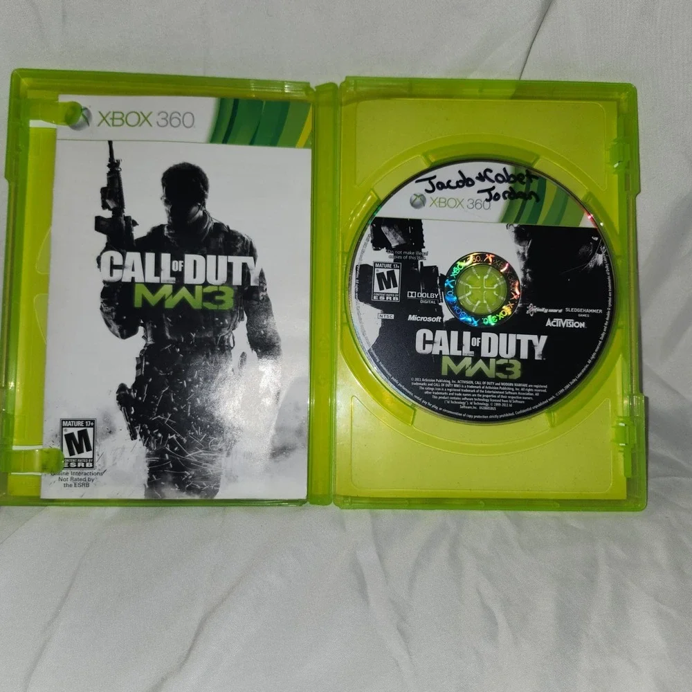 Call of Duty Modern Warfare‎ 3 MW3 Xbox 360 Activision FPS Video Game CIB